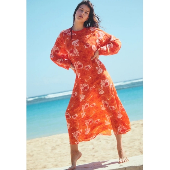 New acacia paradise dhermi maxi dress green P XS - Picture 11 of 15